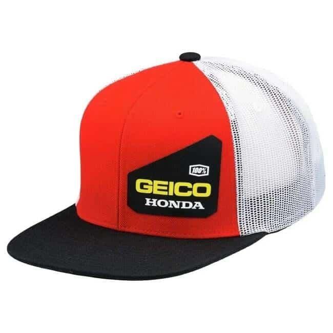 GORRA TRUCKER BOND GEICO HONDA ROJO
