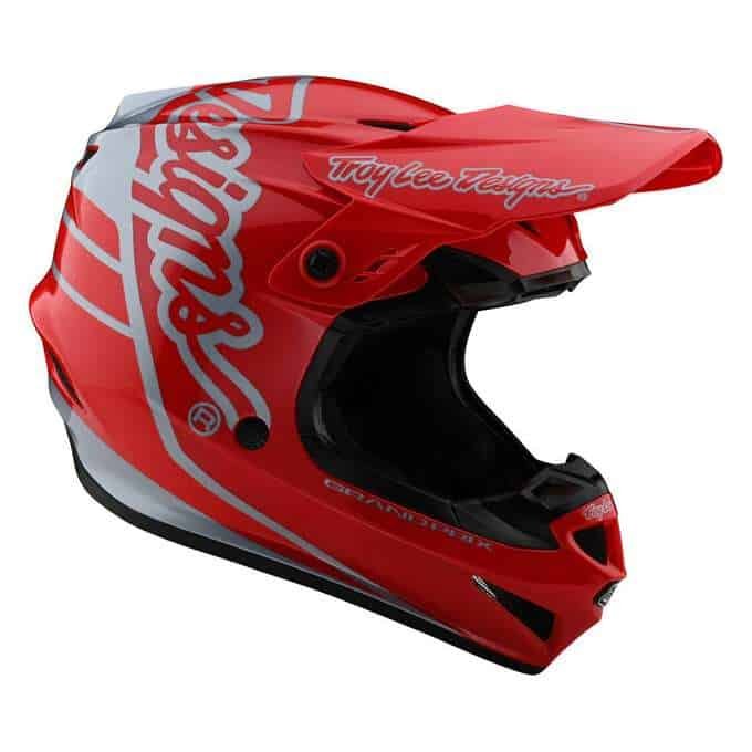 TROY LEE DESIGNS GP HELMET SILHOUETTE RED / SILVER - Imagen 2